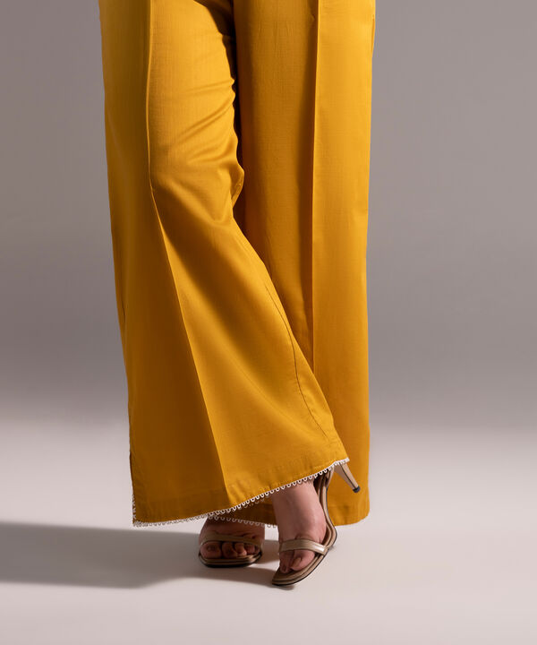Crosshatch Flared Pants
