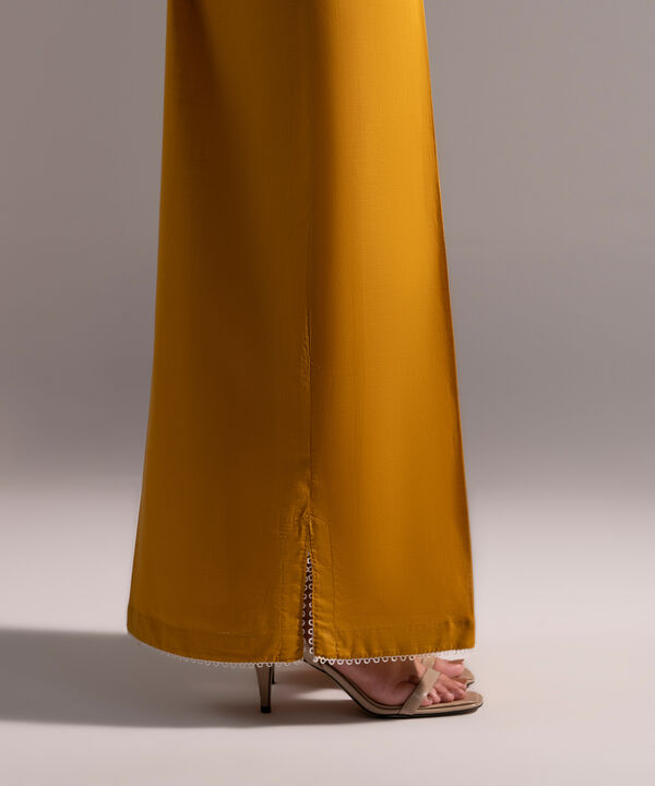 Crosshatch Flared Pants