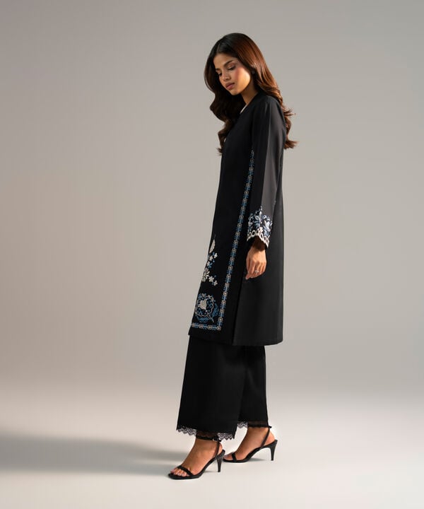 Embroidered Crosshatch Shirt