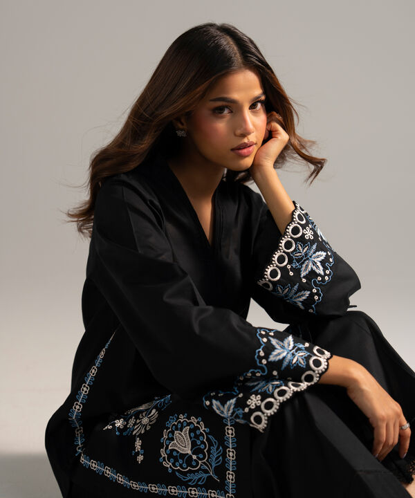 Embroidered Crosshatch Shirt