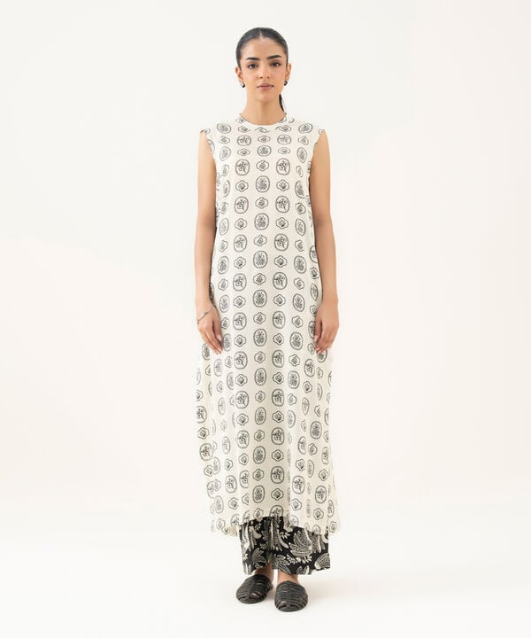 Printed Linen Viscose Shirt