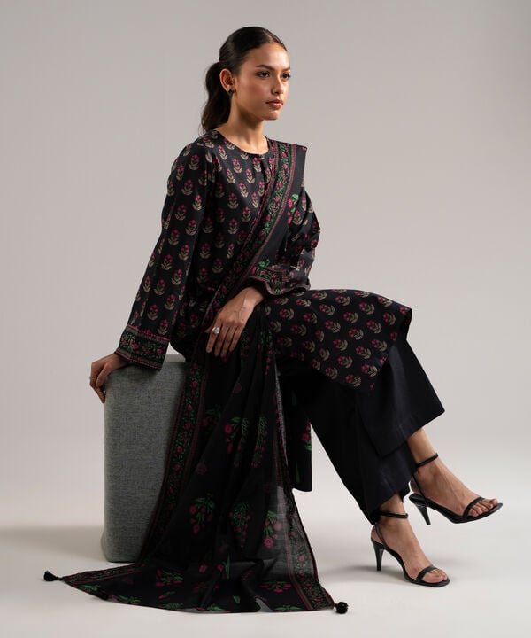 3 Piece - Printed Lawn Suit