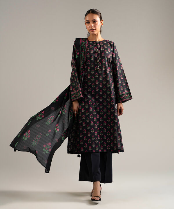 3 Piece - Printed Lawn Suit