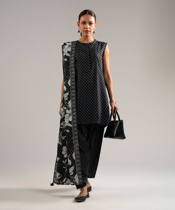 3 Piece - Printed Lawn Suit