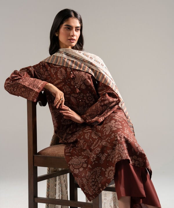 3 Piece - Printed Lawn Suit