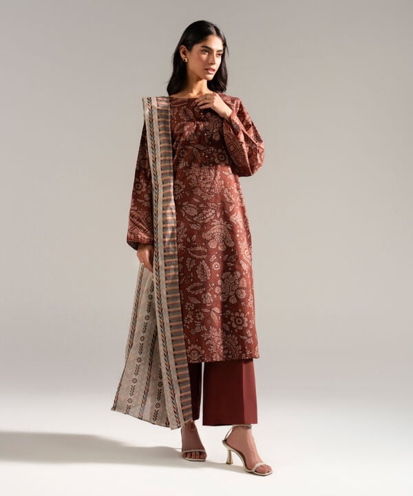 3 Piece - Printed Lawn Suit