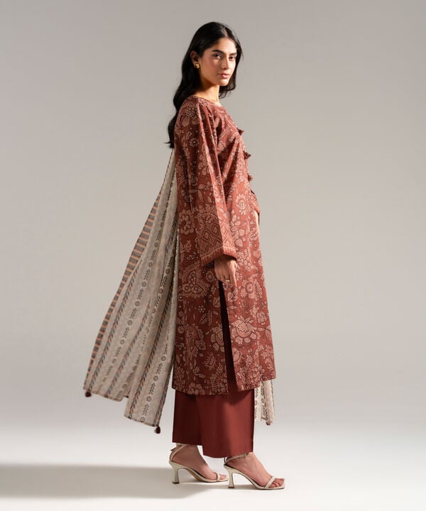 3 Piece - Printed Lawn Suit