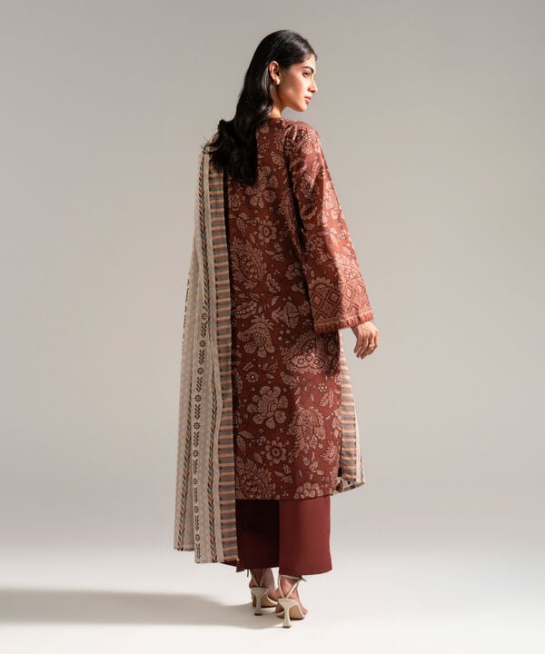 3 Piece - Printed Lawn Suit