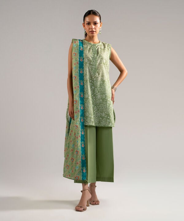 3 Piece - Printed Lawn Suit