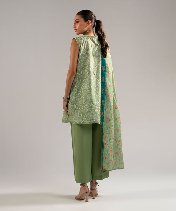 3 Piece - Printed Lawn Suit