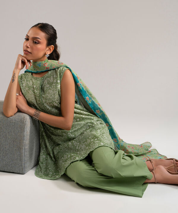 3 Piece - Printed Lawn Suit