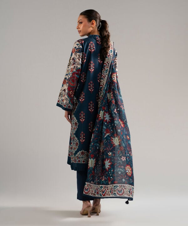 3 Piece - Printed Lawn Suit