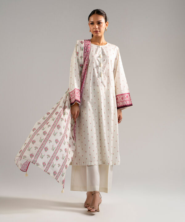 3 Piece - Printed Lawn Suit