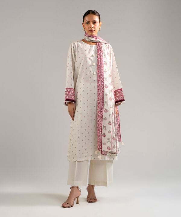 3 Piece - Printed Lawn Suit
