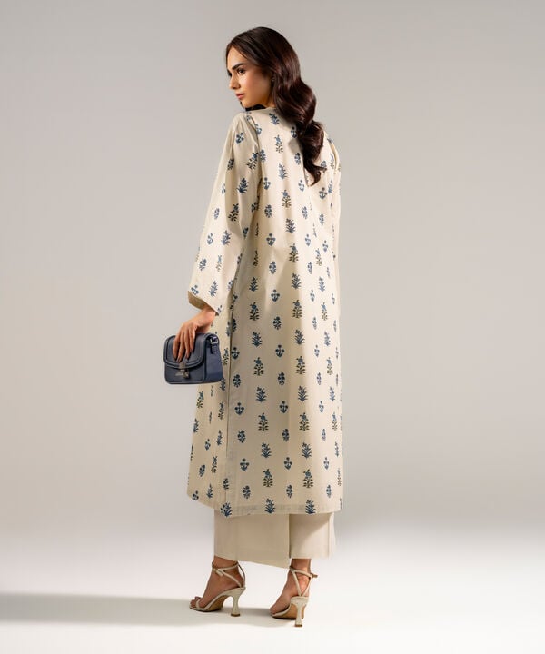 2 Piece - Embroidered Cambric Suit