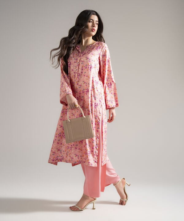 2 Piece - Printed Arabic Lawn Suit