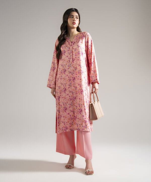 2 Piece - Printed Arabic Lawn Suit