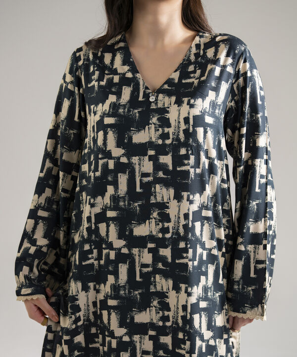 2 Piece - Printed Arabic Lawn Suit