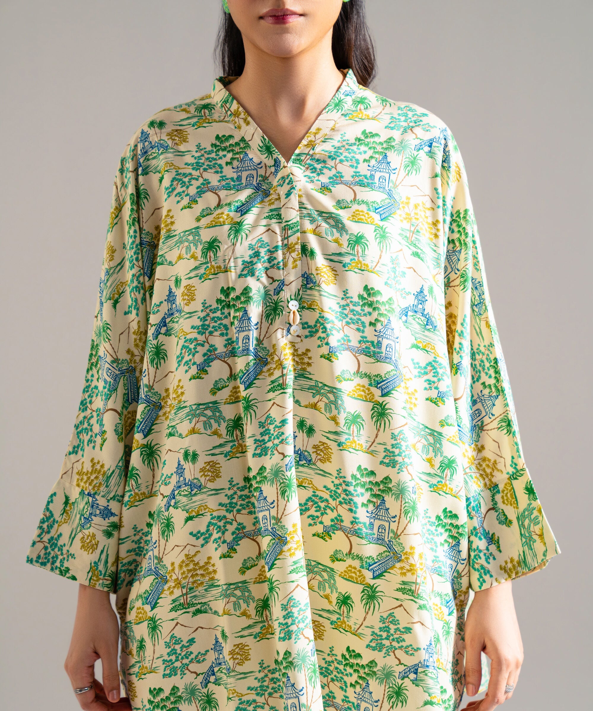 2 Piece - Printed Arabic Lawn Suit PBW26CASTV91