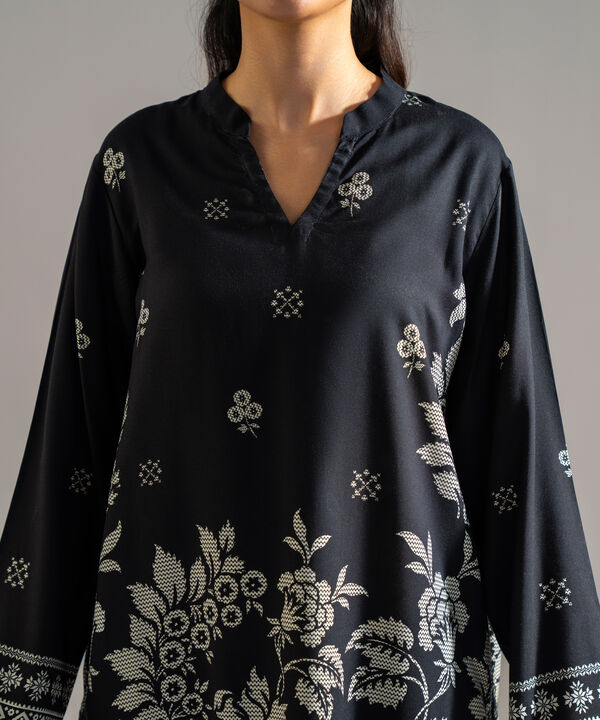 2 Piece - Printed Arabic Lawn Suit