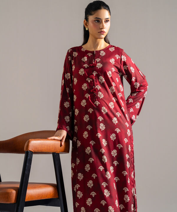 2 Piece - Printed Arabic Lawn Suit