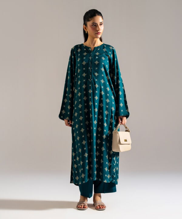 2 Piece - Printed Arabic Lawn Suit