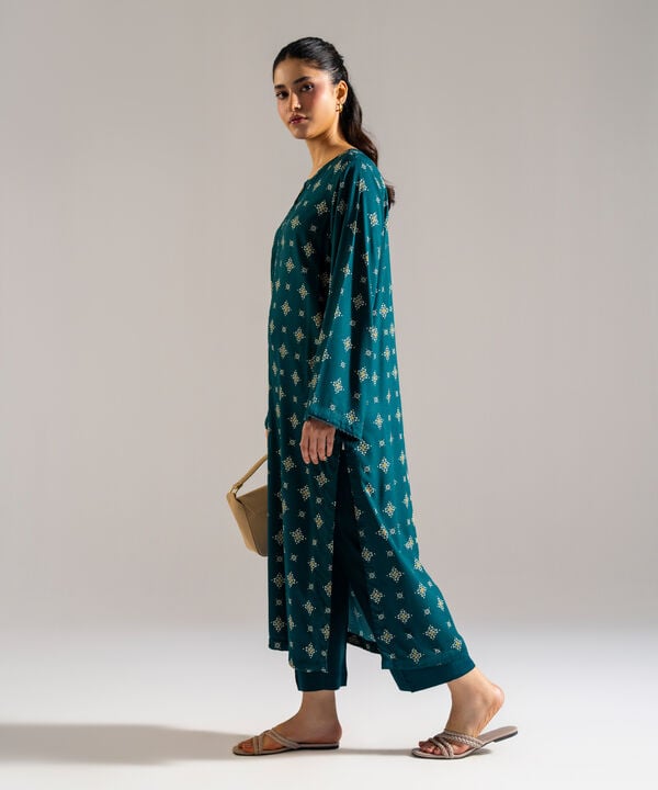 2 Piece - Printed Arabic Lawn Suit