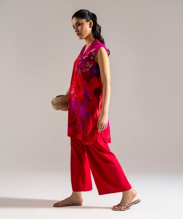2 Piece - Printed Arabic Lawn Suit