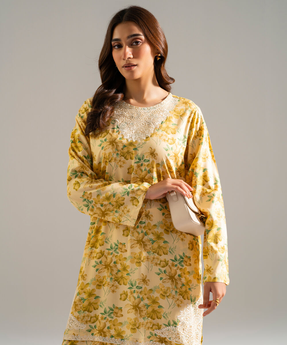 2 Piece - Embroidered Arabic Lawn Suit PBW26CASTV97