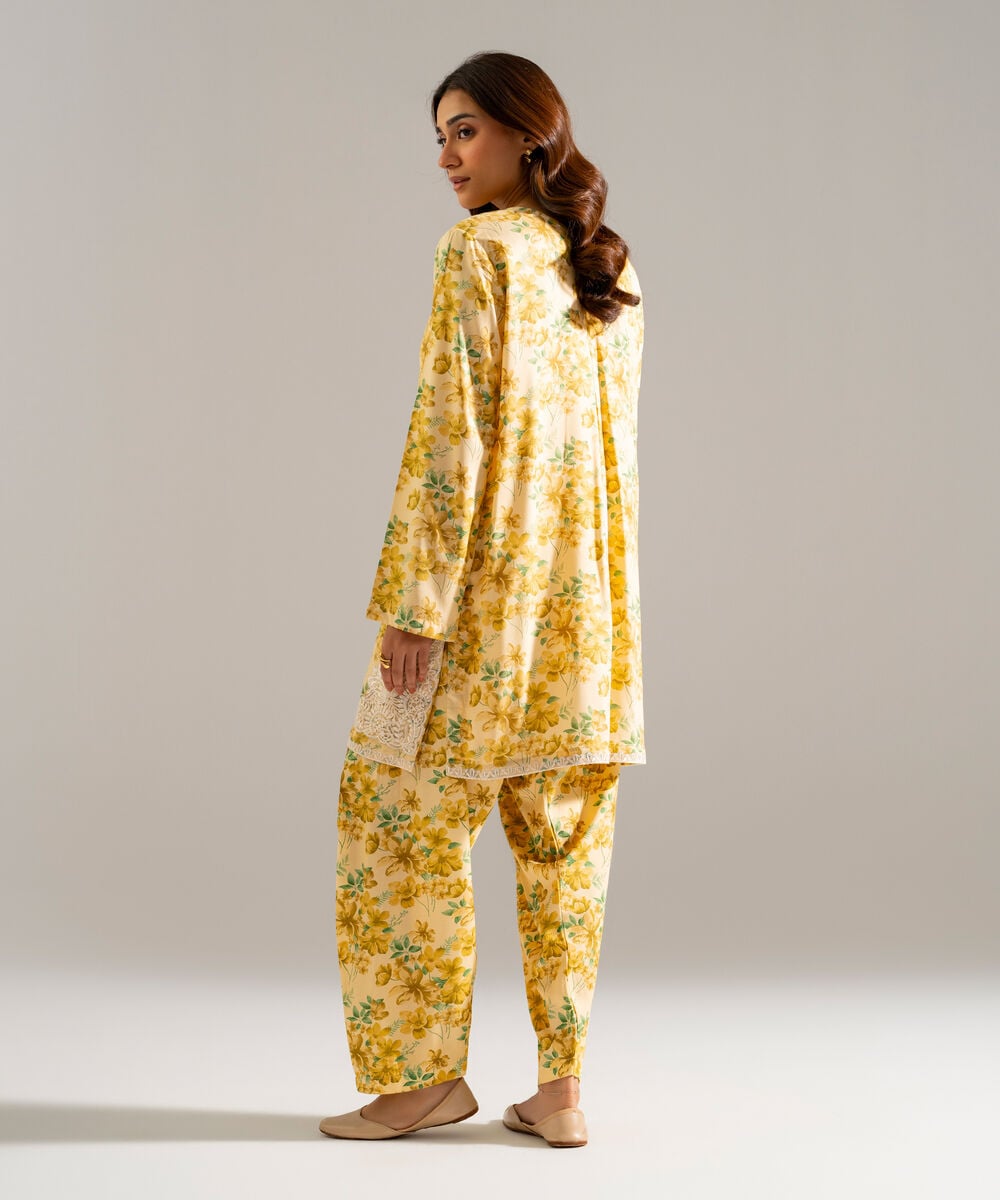 2 Piece - Embroidered Arabic Lawn Suit PBW26CASTV97