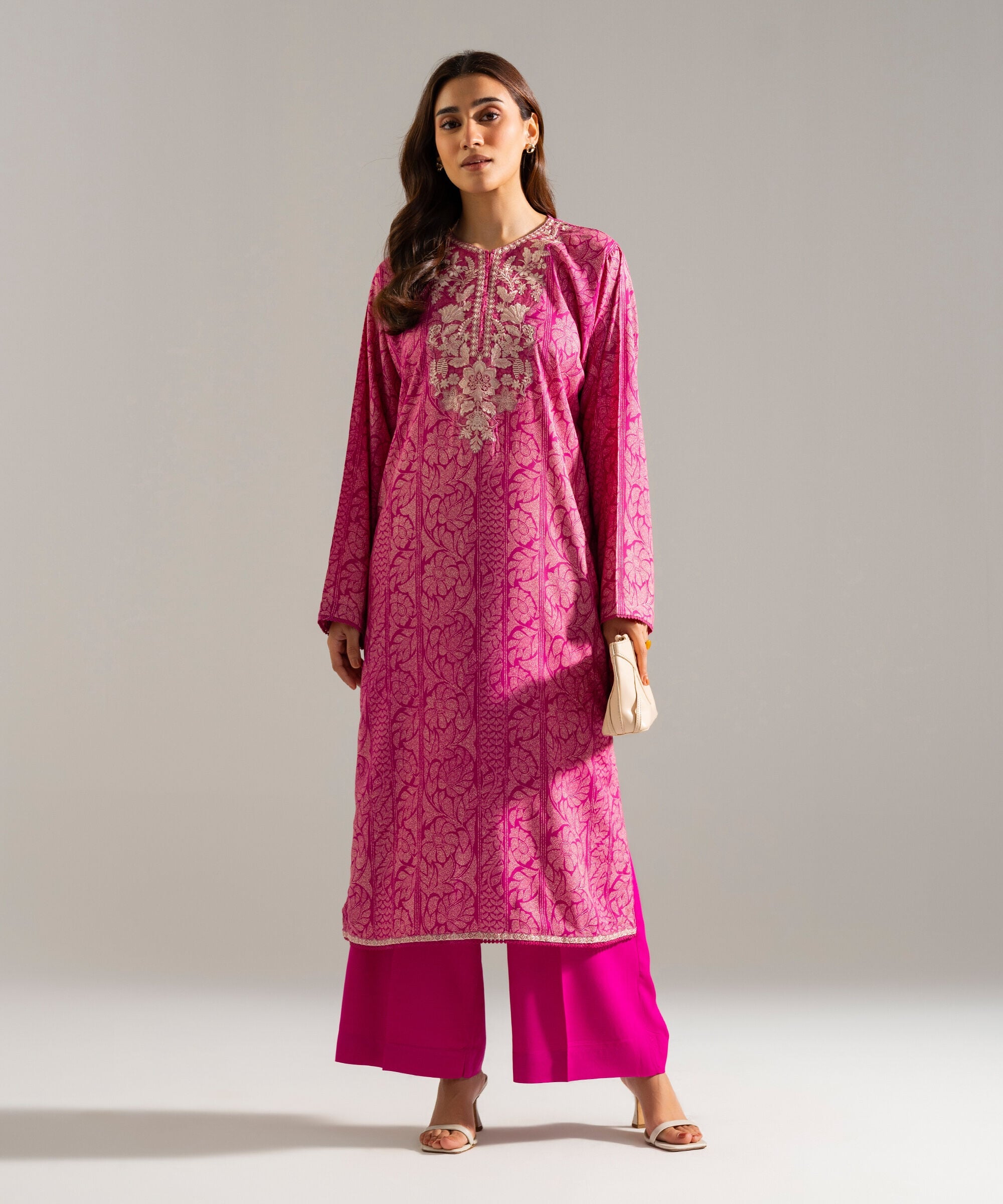 2 Piece - Embroidered Arabic Lawn Suit PBW26CASTV98