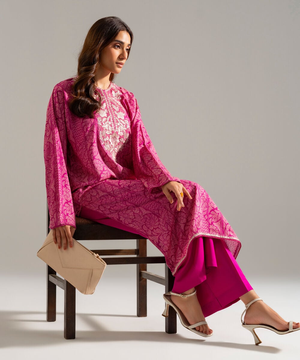 2 Piece - Embroidered Arabic Lawn Suit PBW26CASTV98
