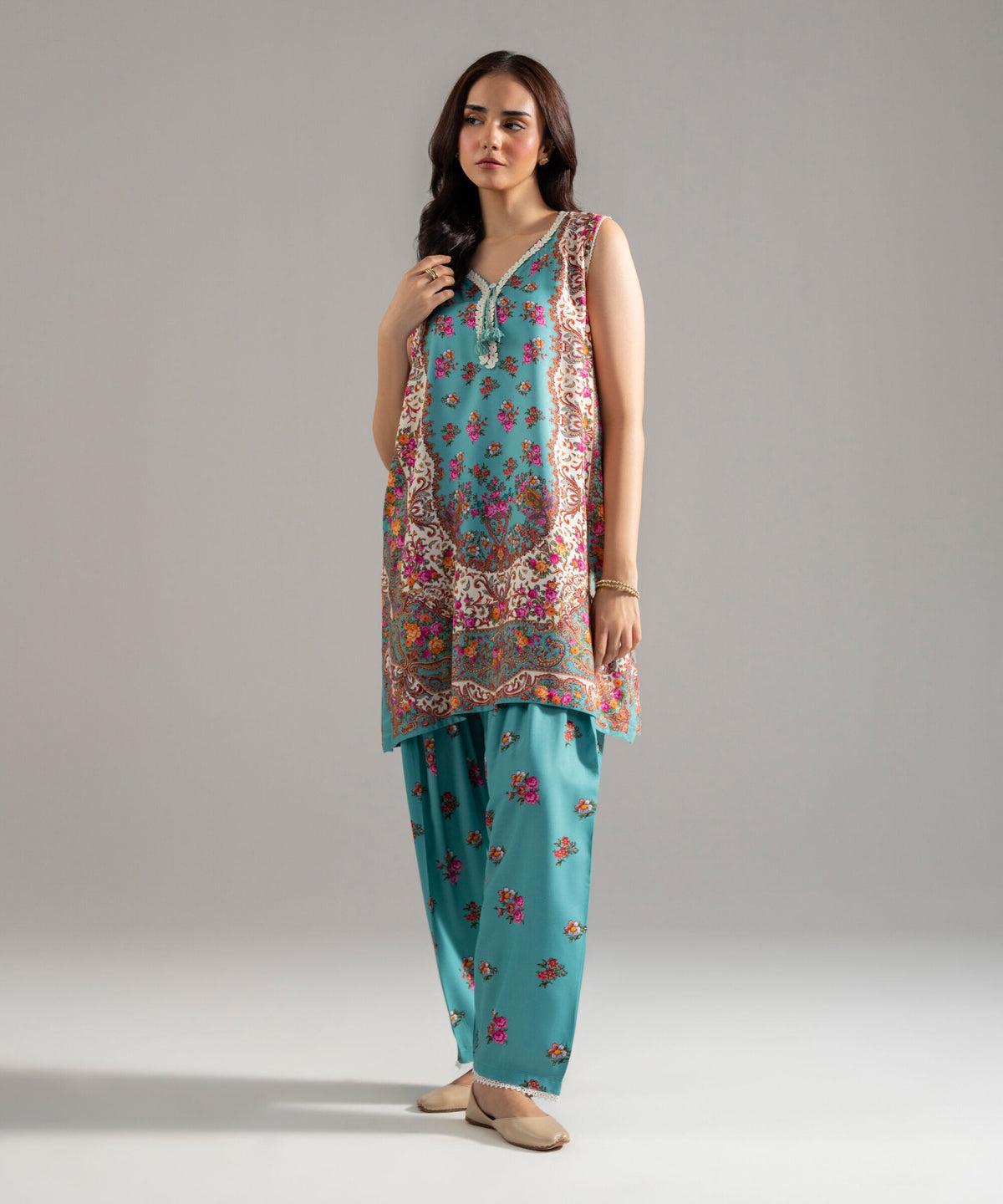 Printed Arabic Lawn Shirt PBW26CMV105S