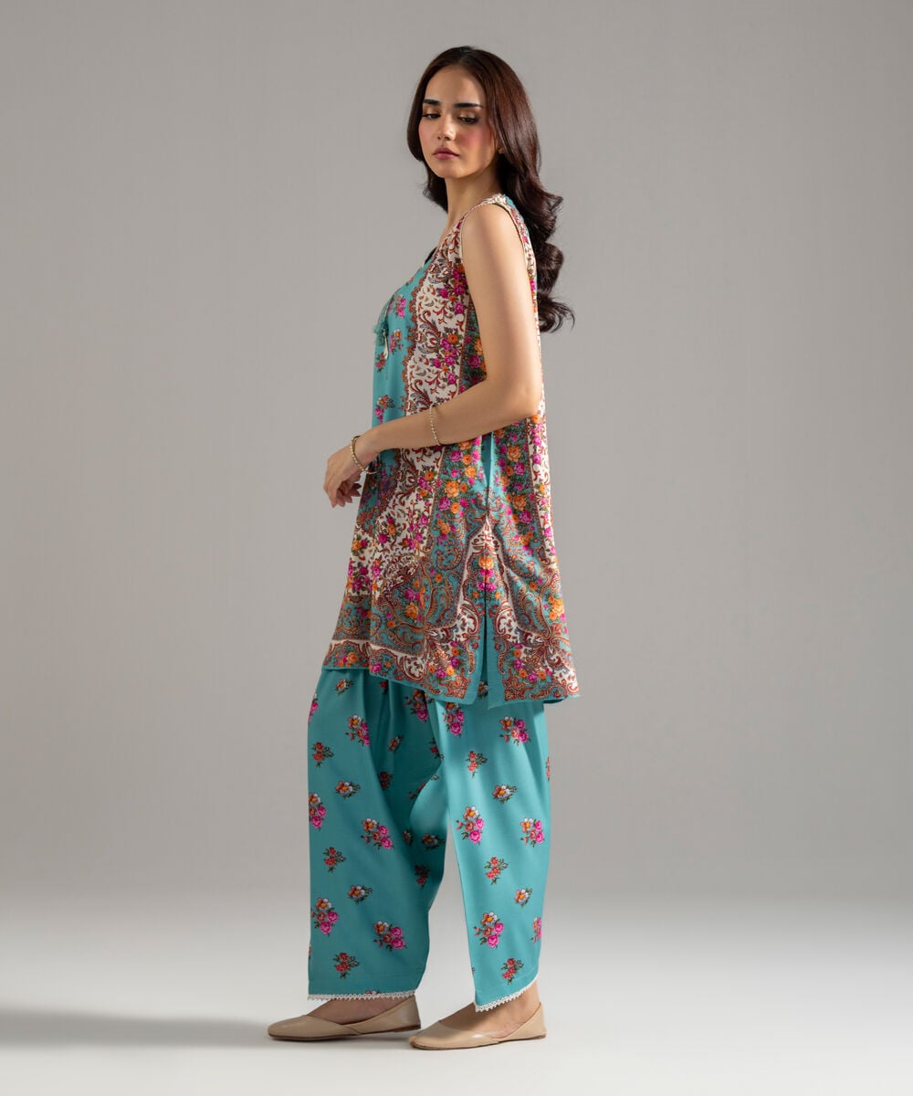 Printed Arabic Lawn Shirt PBW26CMV105S