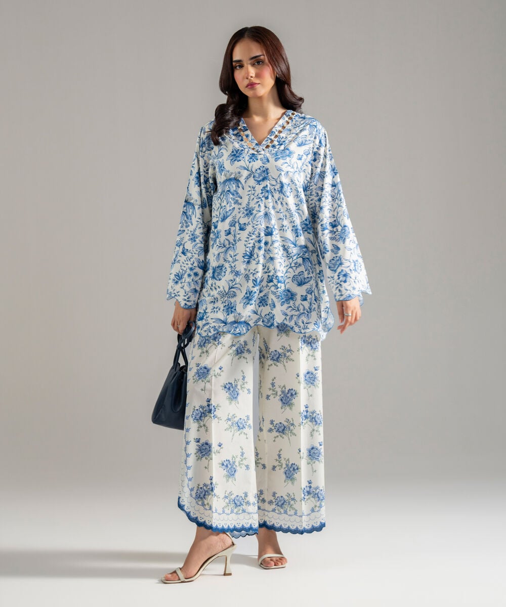 Printed Arabic Lawn Shirt PBW26CMV107S