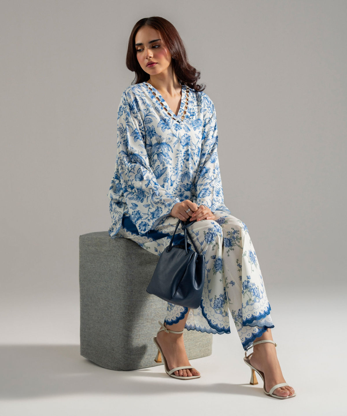 Printed Arabic Lawn Shirt PBW26CMV107S