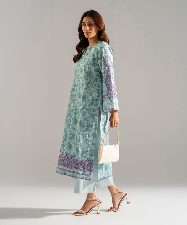 2 Piece - Embroidered Lawn Suit