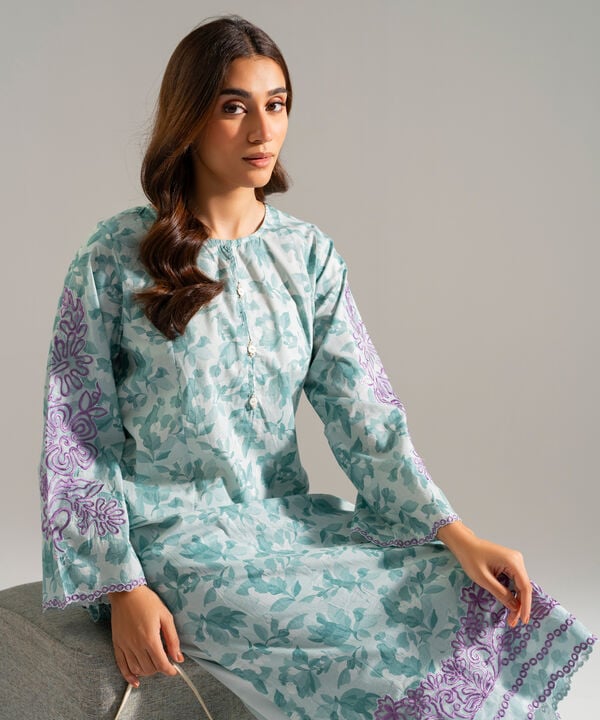 2 Piece - Embroidered Lawn Suit