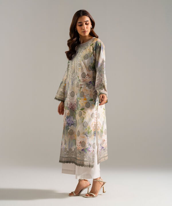 2 Piece - Embroidered Lawn Suit