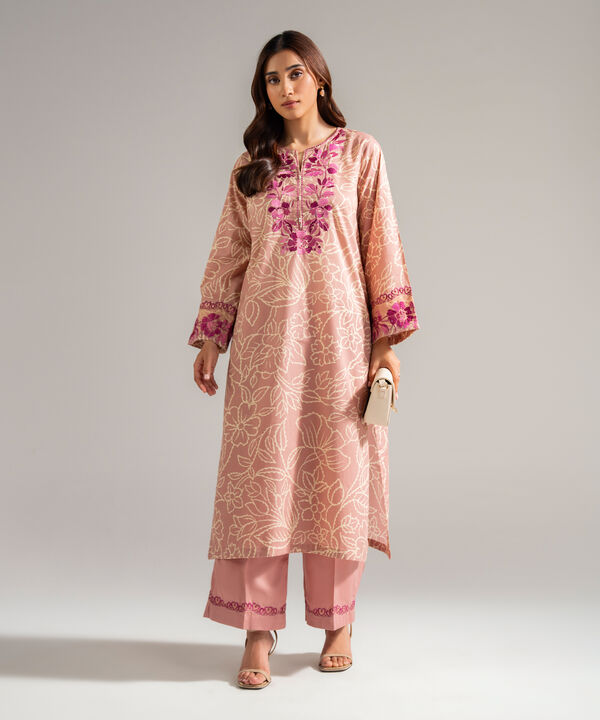 2 Piece - Embroidered Lawn Suit