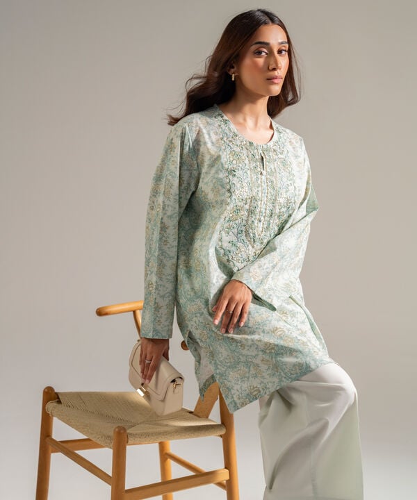 2 Piece - Embroidered Lawn Suit