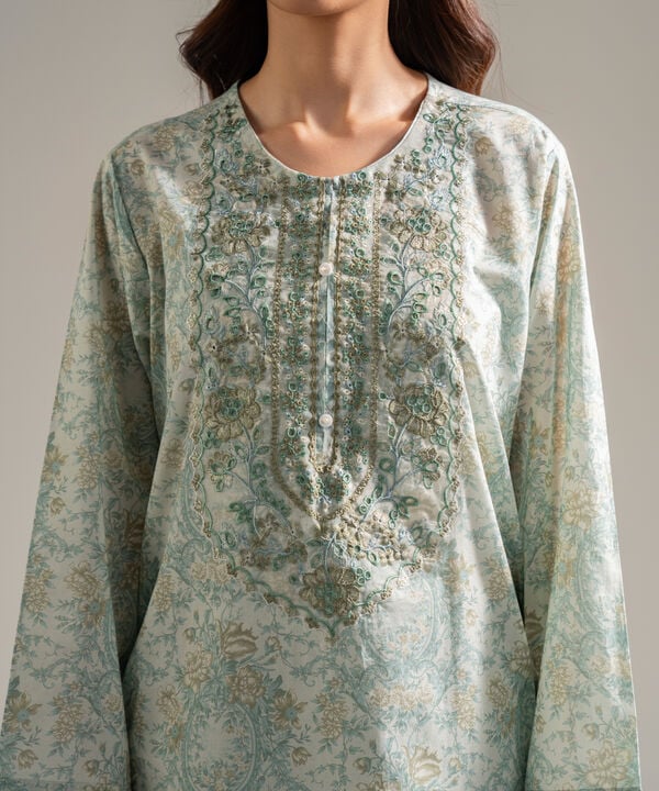 2 Piece - Embroidered Lawn Suit