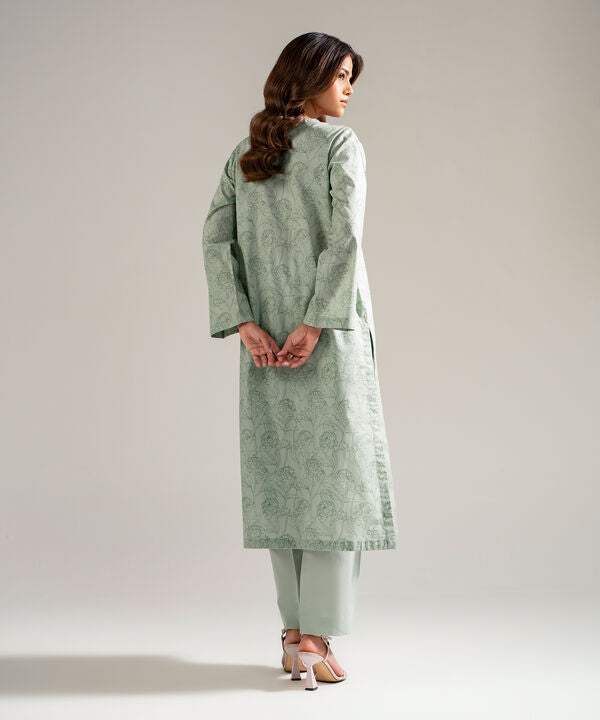 2 Piece - Embroidered Cambric Suit
