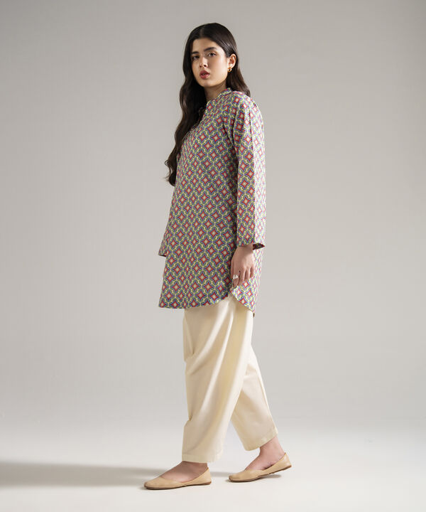 2 Piece - Printed Cambric Suit