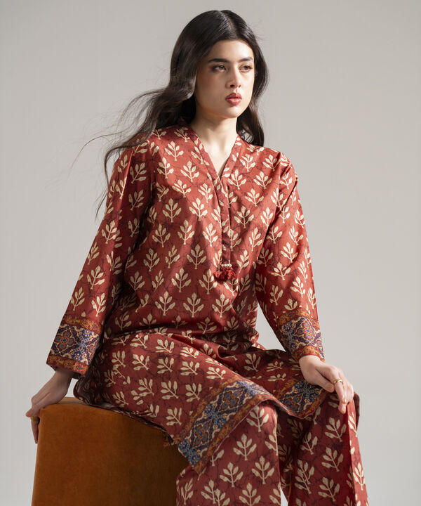 2 Piece - Printed Lawn Suit