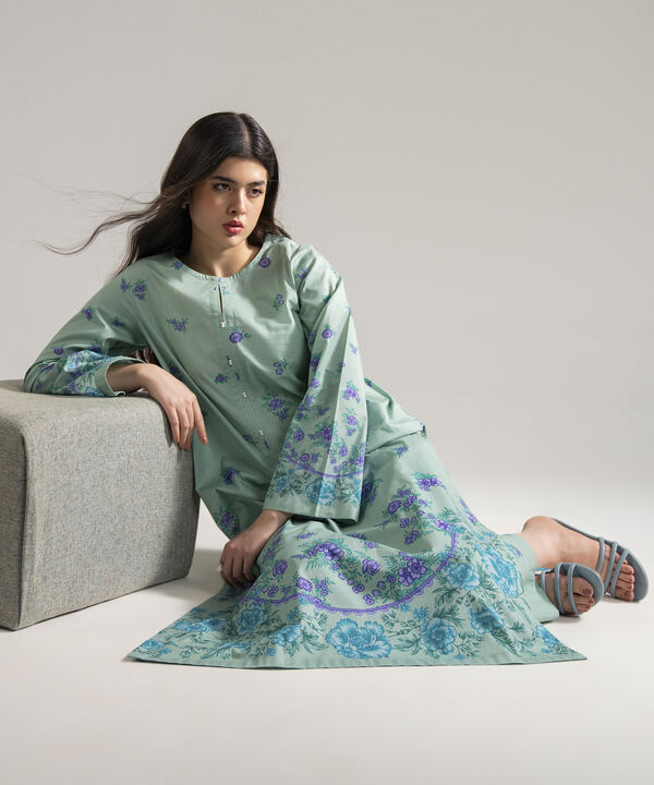 2 Piece - Printed Lawn Suit
