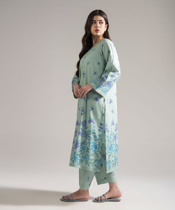 2 Piece - Printed Lawn Suit