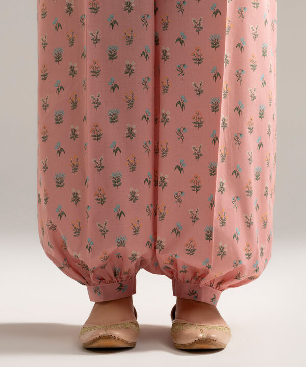 Printed Cambric Balloon Pants