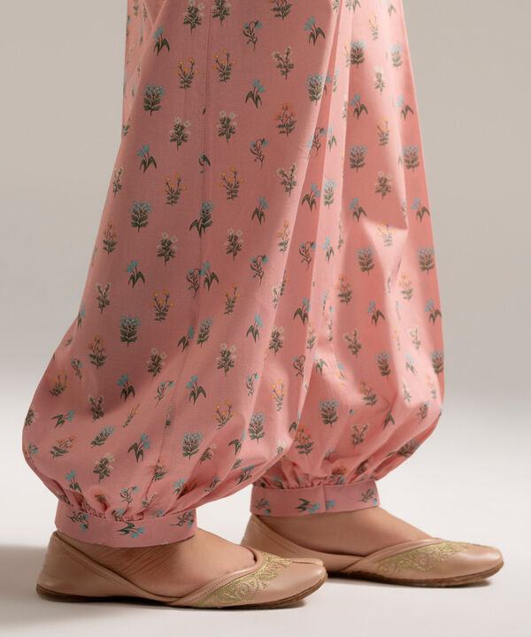 Printed Cambric Balloon Pants