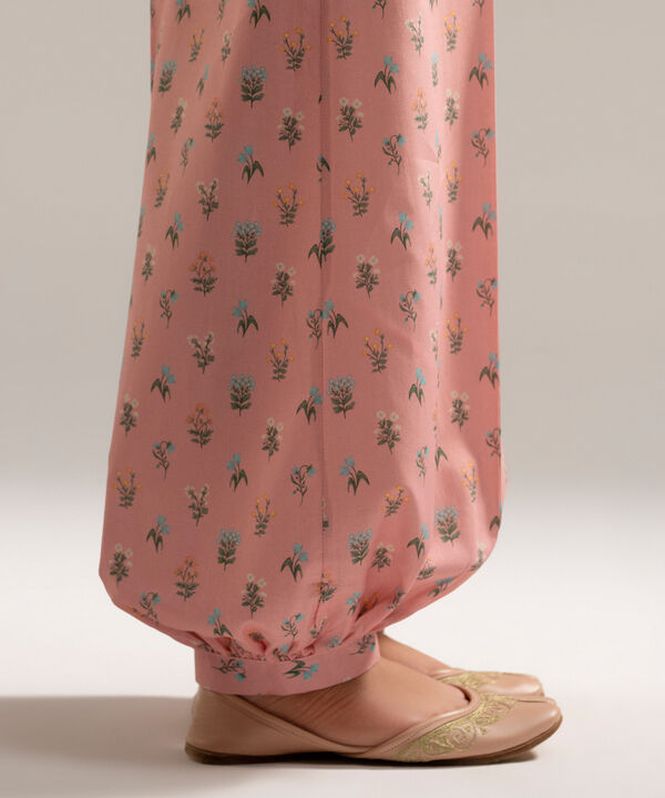Printed Cambric Balloon Pants